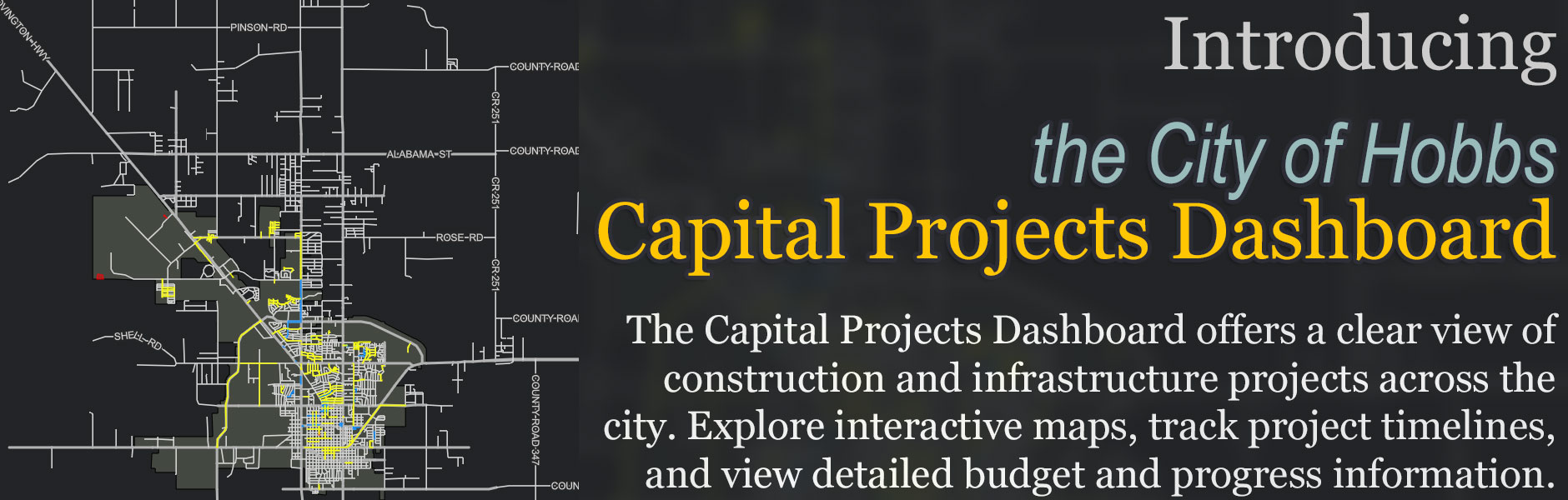 capital projects dashboard