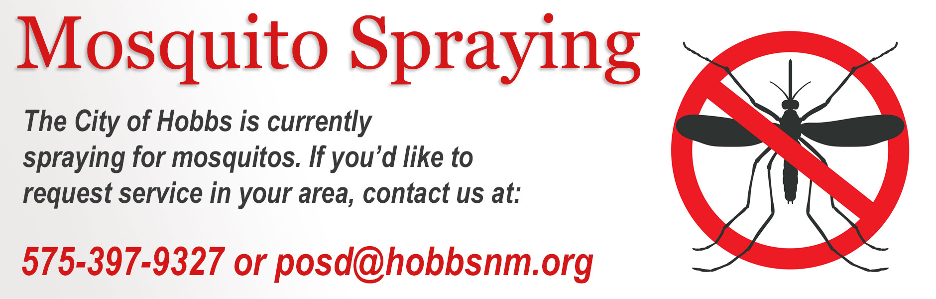 mosquito spraying